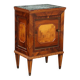 Antique neoclassical bedside table in maple, Italy, 18th century.