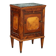 Antique neoclassical bedside table in maple, Italy, 18th century.