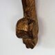 Étagère murale console en bois peint vintage