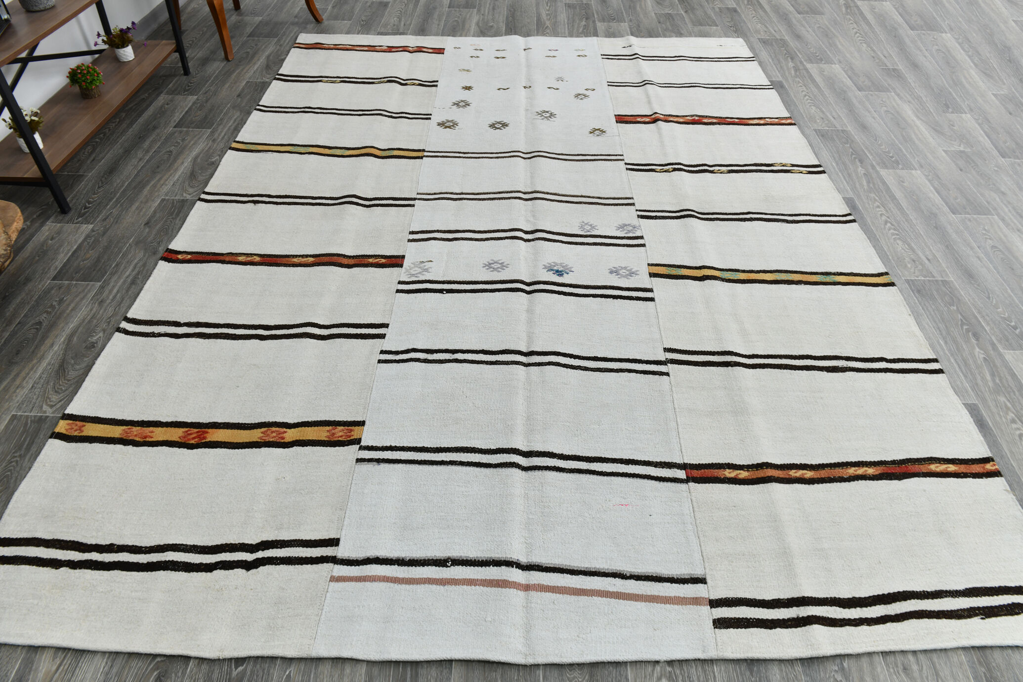 8x10 oversize modern vintage rug 232x314cm