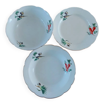 Ensemble de plats de service de table gien