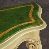 Lacquered and painted Italian console