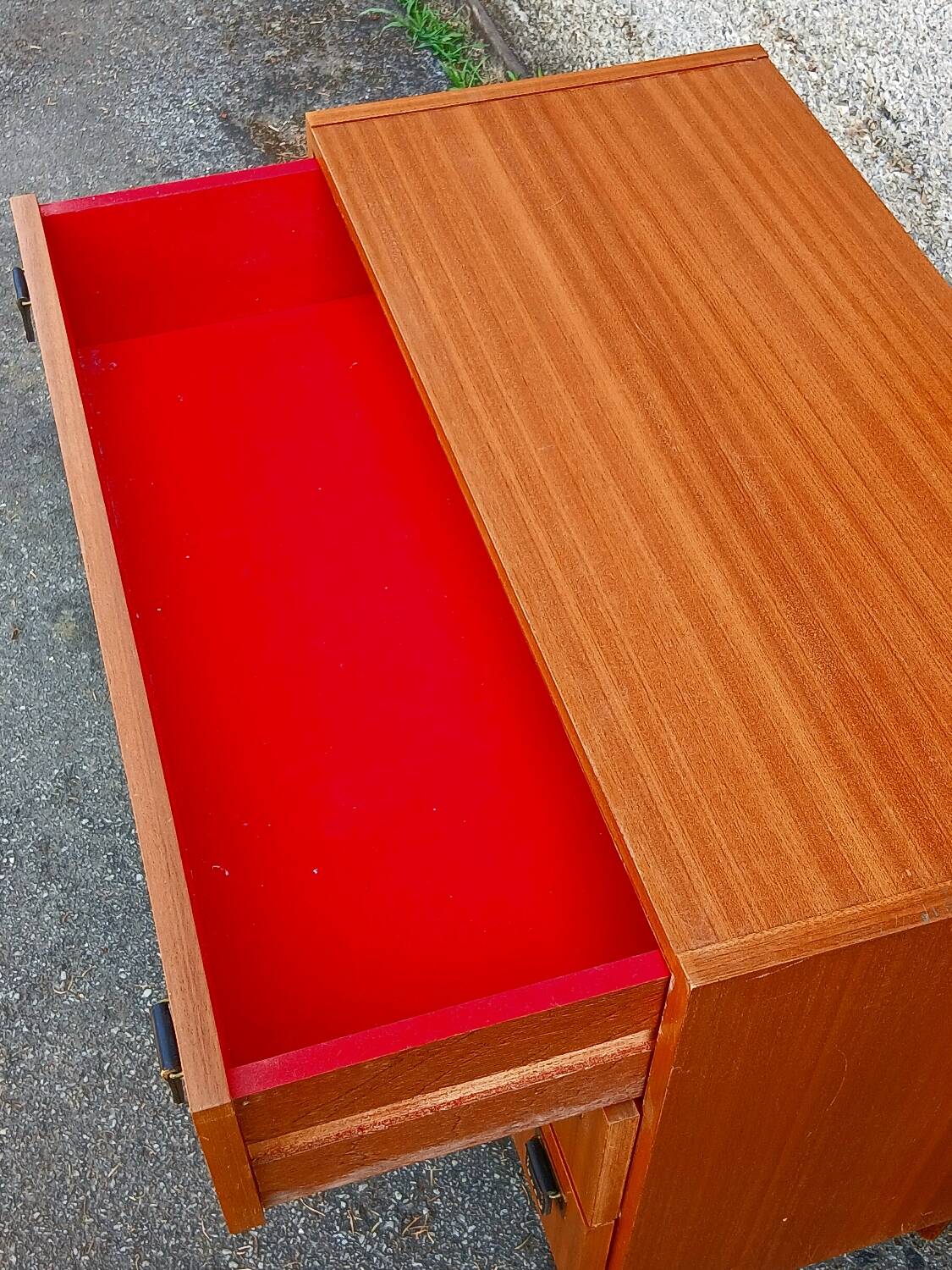 Commode Scandinave en teck, années 60