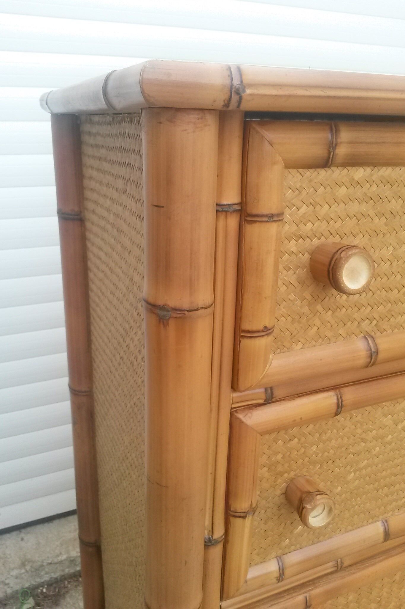 Chiffonnier en bambou 1970