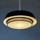 Metal pendant lamp by j.j.m. hoogervorst for anvia, 1960s | rare model