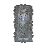 Rectangular wall, old thick glass ceiling, vintage