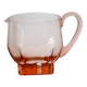 Art Deco pink glass pitcher