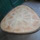 Table basse signee Barrois faussile vintage