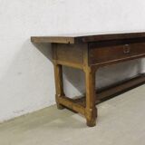 Oak Farmhouse Table or Console Table, Late 18th Century