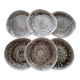 6 flat ceramic plates from Niderviller Foam model