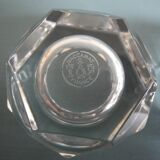 pair of salt shakers Baccarat art table vintage crystal salt shakers