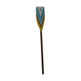 Painted wood paddle