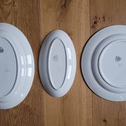 3 antique serving dishes