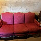 Louis XV style 3-seater sofa