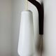 Cylinder Wall Light In Milk Glass By Michael Bang For Holmegaard, Denmark 1980S