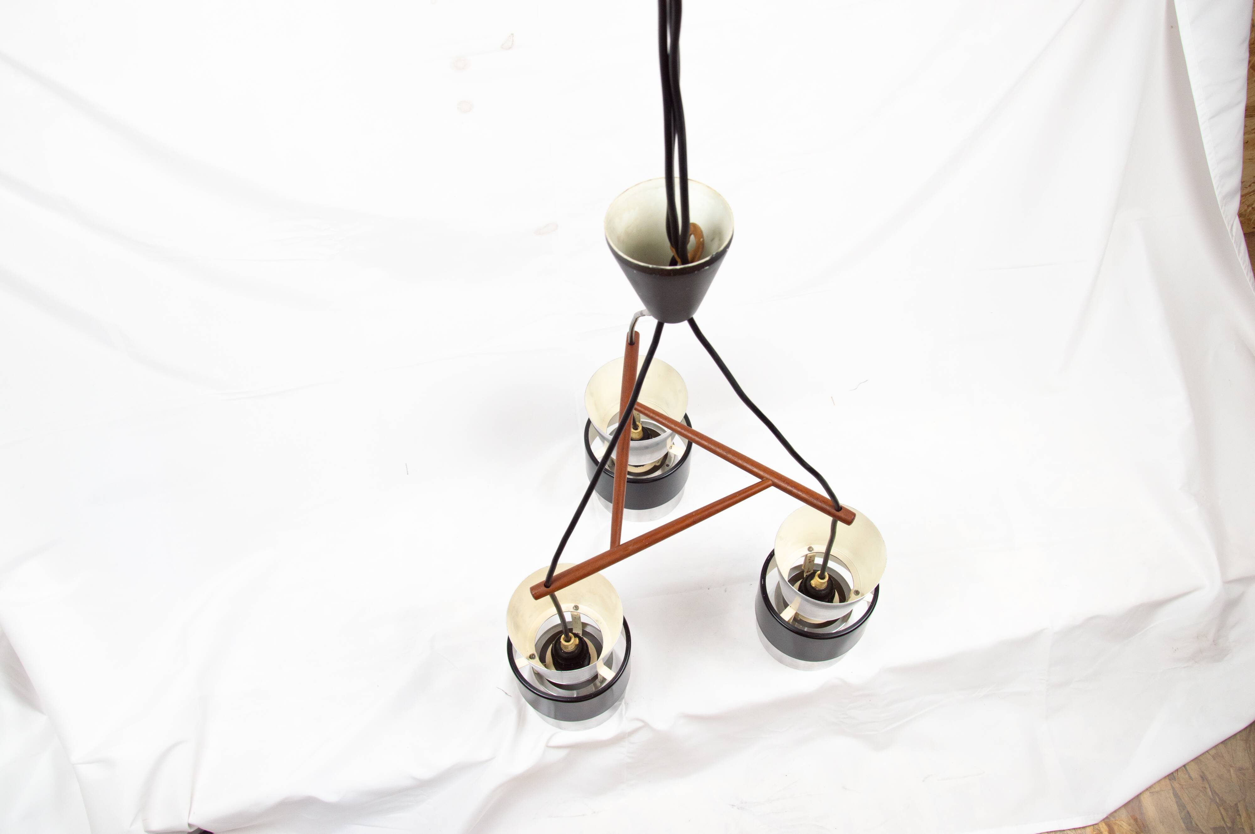 Vintage Jo Hammerborg ceiling light from the 1960s – Fog & Mørup, Denmark