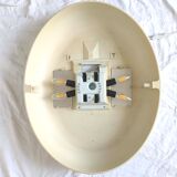 Allibert 1970 illuminated retro oval vintage mirror