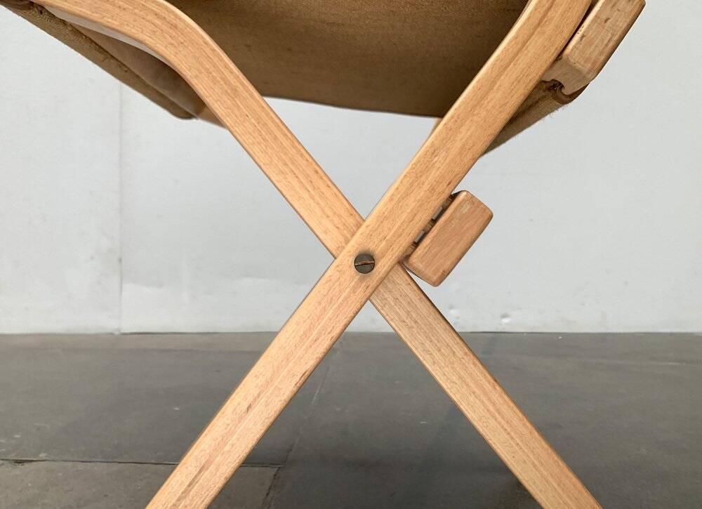 Vintage Italian folding chairs by Ilmari Tapiovaara for Olivo Italy, set of 3.