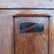 Butcher's buffet ice chest from the Art Deco period in oak