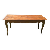 Table de ferme style Louis XV en bois massif - 175 cm
