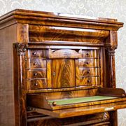 Secrétaire en acajou Biedermeier antique, 1850