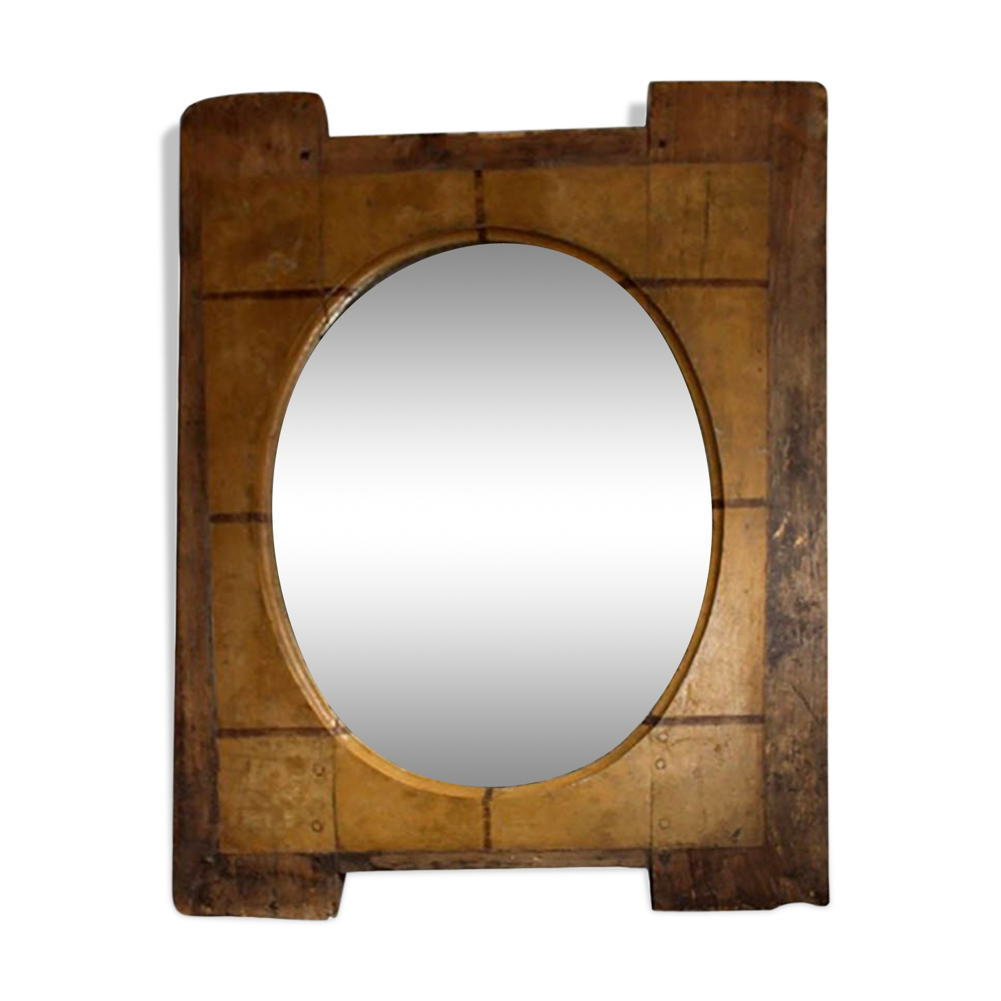 Mirror painted wooden 19th century 97cm