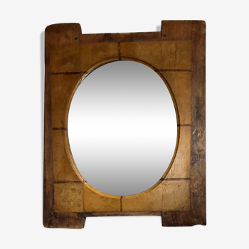 Mirror painted wooden 19th century 97cm