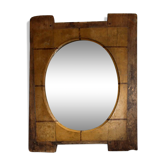 Mirror painted wooden 19th century 97cm