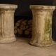 Antique Terracotta Pedestal Columns for Planters, 1950s–1960s