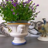 Pot cover in slip and ceramic 60s 70s