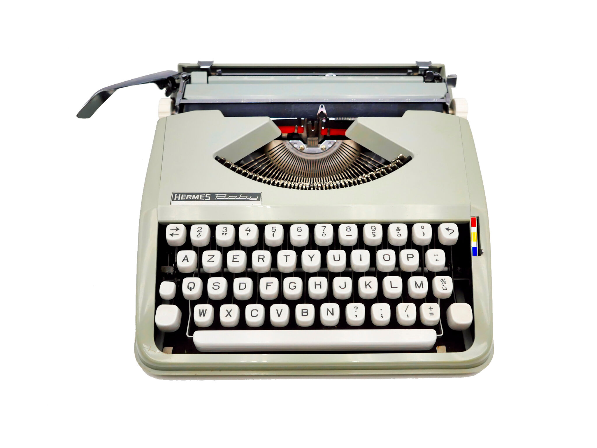 Hermes Baby Typewriter Green Linden Revised Ribbon New