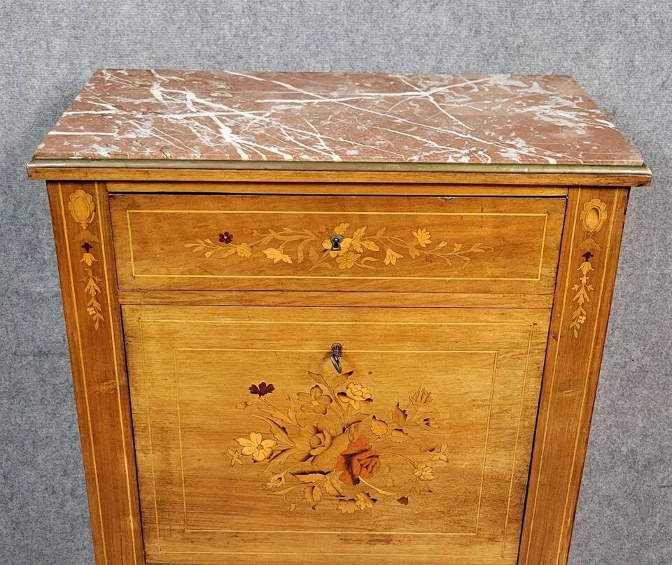 Napoleon III period secretary in precious wood marquetry circa 1850