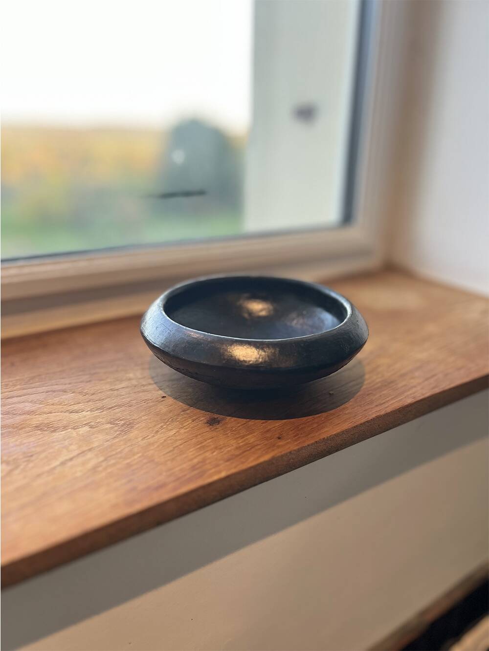 Abron "Kânâh" smoked terracotta bowl duo Ø 15-17 cm | Artisanat A