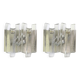 Pair of large Murano glass wall lights by Kalmar 'Fuente', Austria, 1960s.