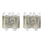 Pair of large Murano glass wall lights by Kalmar 'Fuente', Austria, 1960s.
