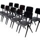 Galvanitas S16 School Chair Dining Chair Design Black Frame