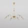 Ercole barovier art dèco italian murano glass and brass chandelier, 1935s
