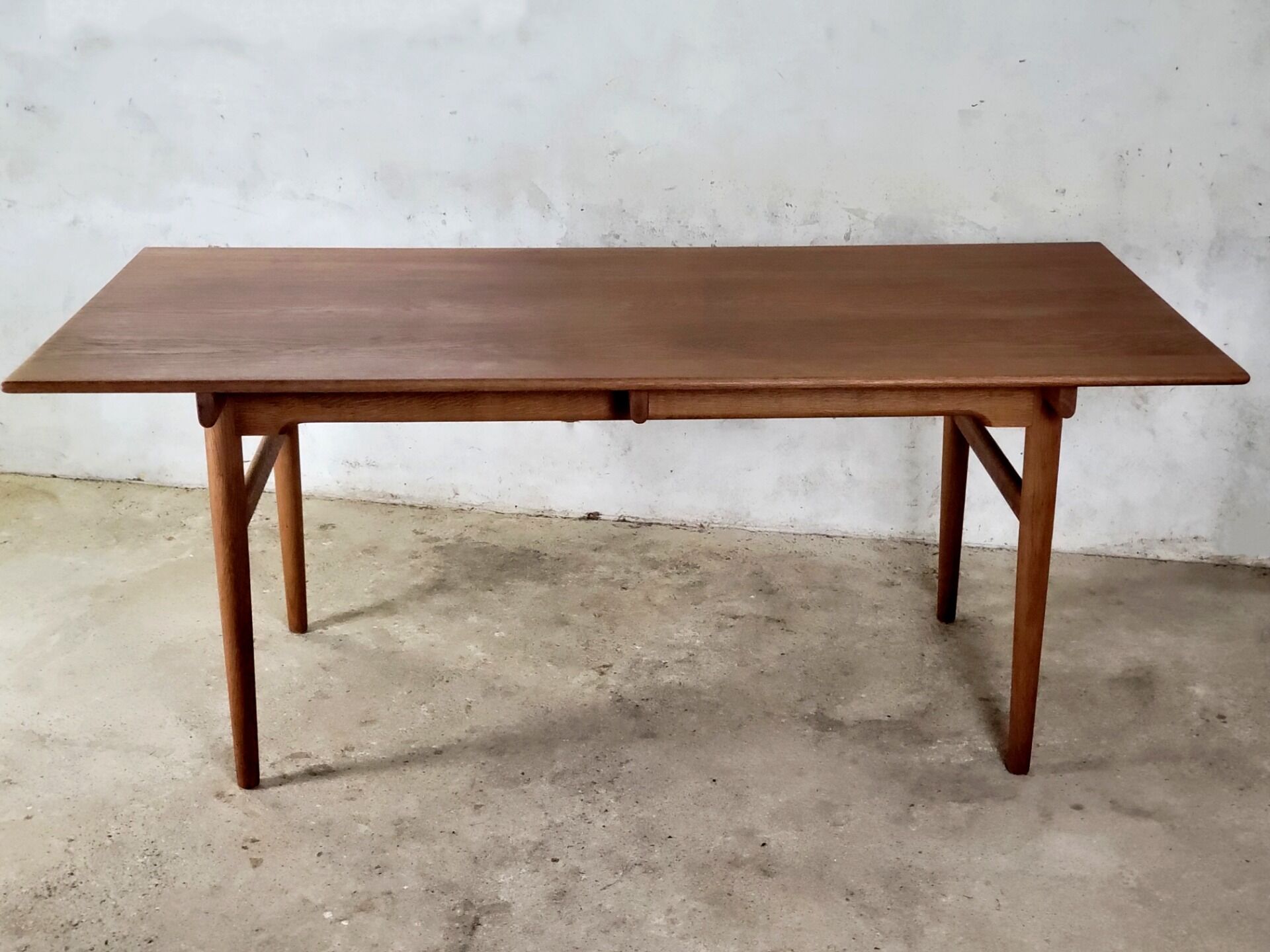 Hans J. Wegner AT327 dining table for Andreas Tuck, Denmark 1965