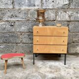 Commodity vintage light wood feet metal 1950 1960