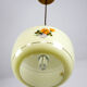 Vintage glass pendant light