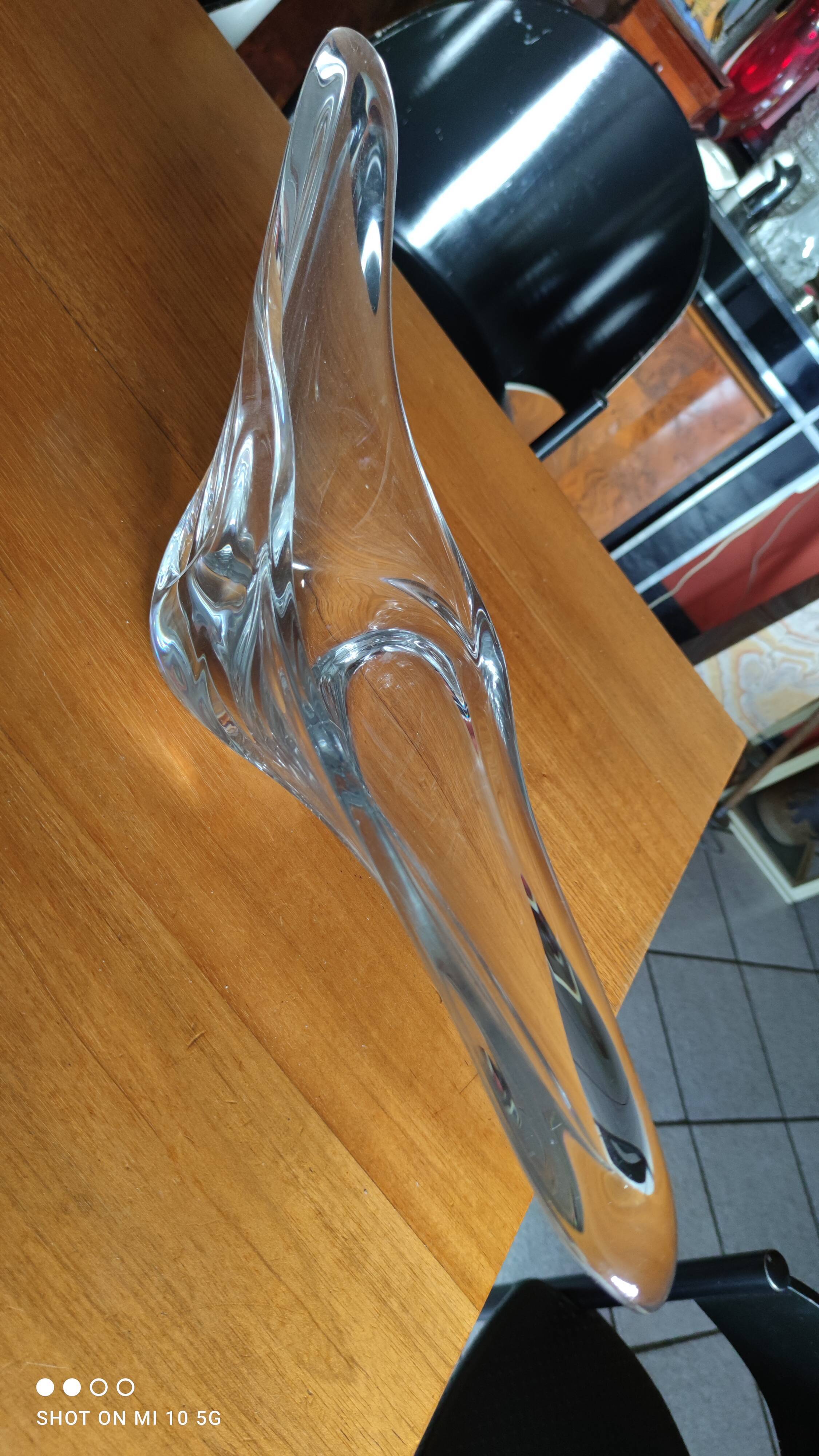 Crystal fruit bowl from Daum France