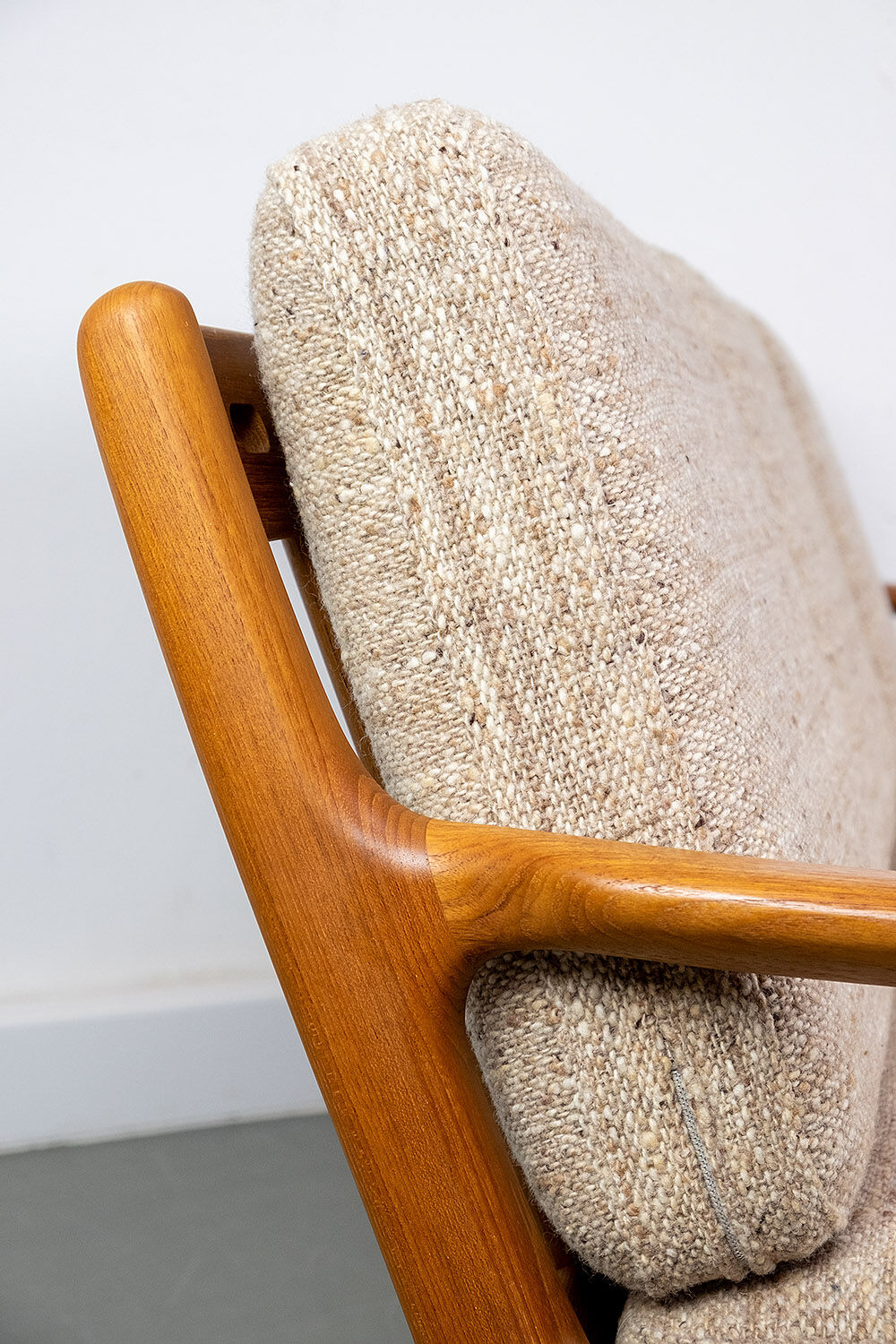 Vintage Teak 3 Seater Sofa by Juul Kristensen, 1960