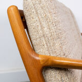 Vintage Teak 3 Seater Sofa by Juul Kristensen, 1960