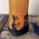 Lot de 3 appliques murales tulipes vintage
