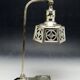 Art Nouveau silver-plated desk lamp, early 20th century