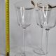 Trois verres à vin "tulipe" Villeroy et Boch vintage, 26 cm