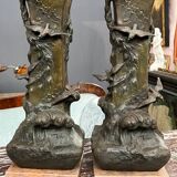 Pair of Art Nouveau vases.