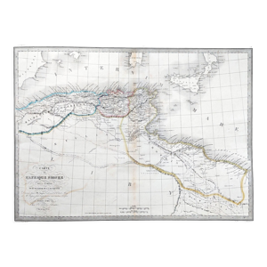 Carte ancienne de l'Afrique