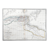Old map of "Clean Africa" - 1842