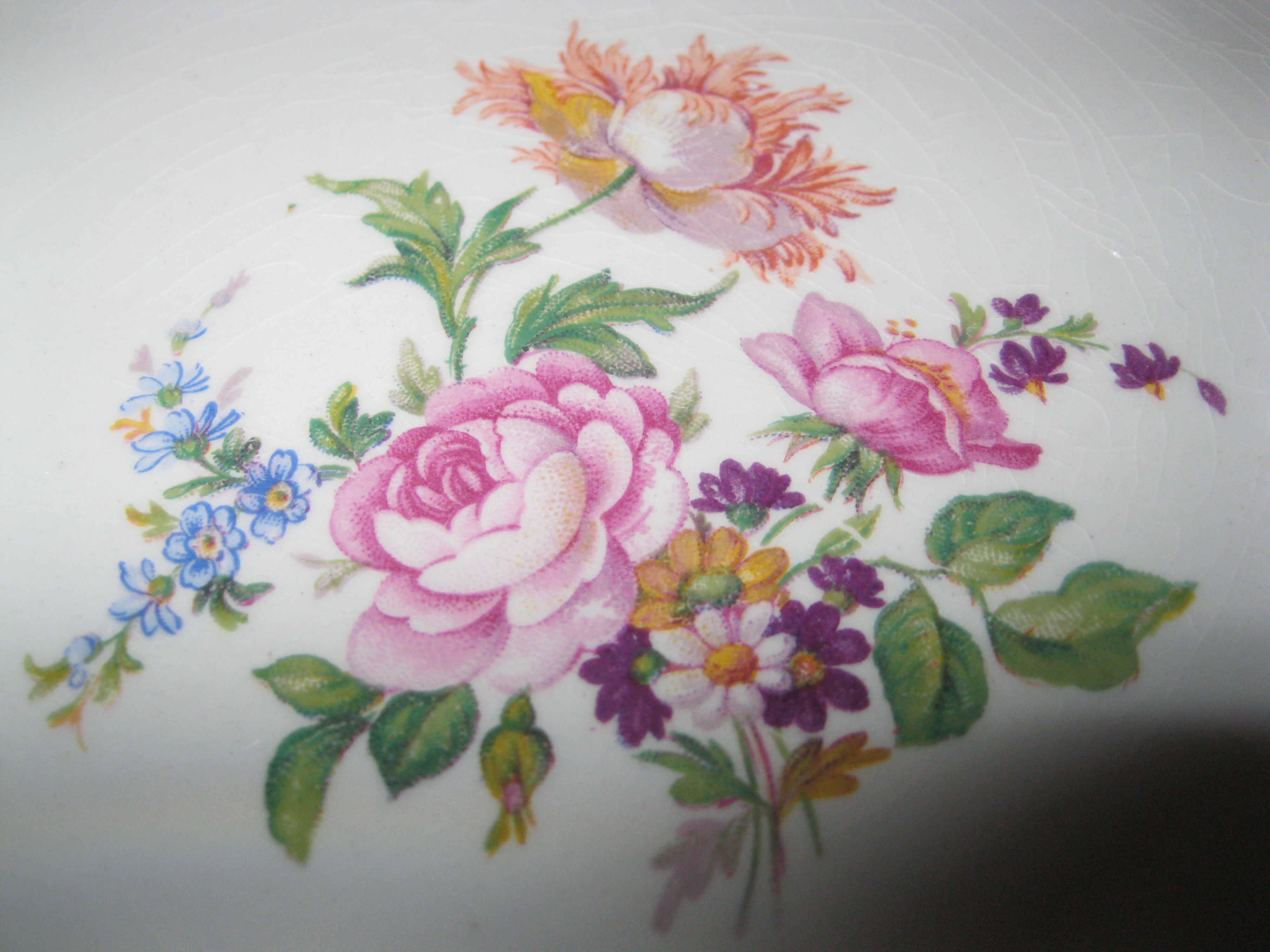 8 plates porcelain Lunéville